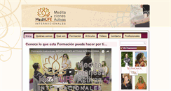 Desktop Screenshot of meditacionesactivas.com